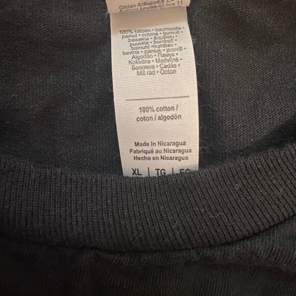 Vintage Phillips Steeplejacks Long Sleeve Graphic Tee | Black Ultra Cotton XL - Picture 10 of 10